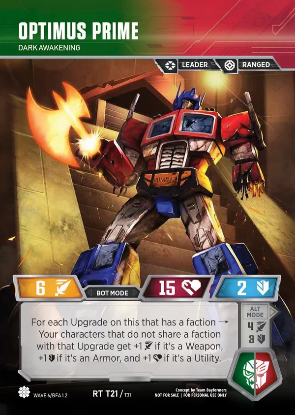 Optimus Prime // Dark Awakening bot mode