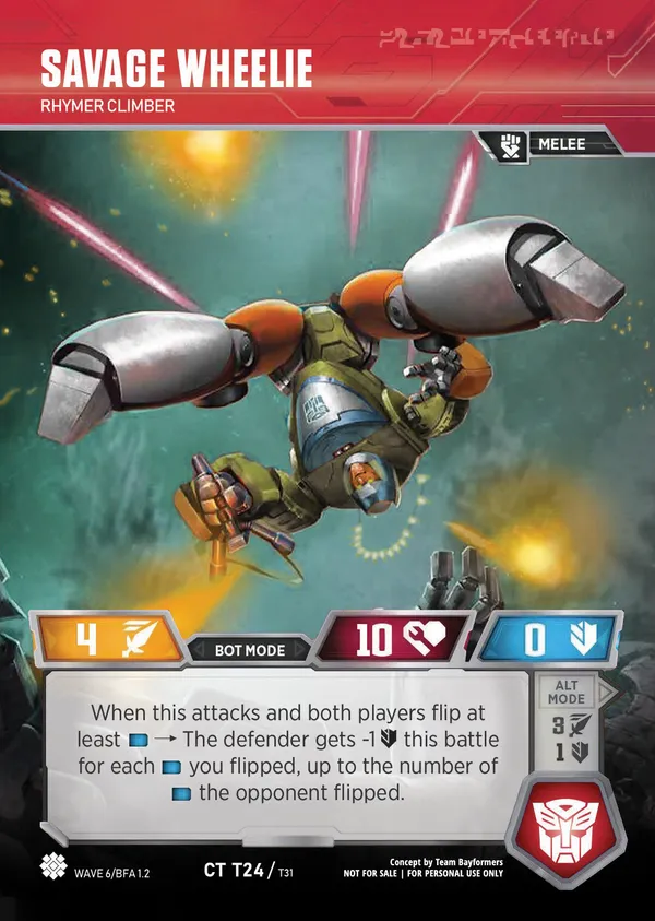 Savage Wheelie // Rhymer Climber bot mode