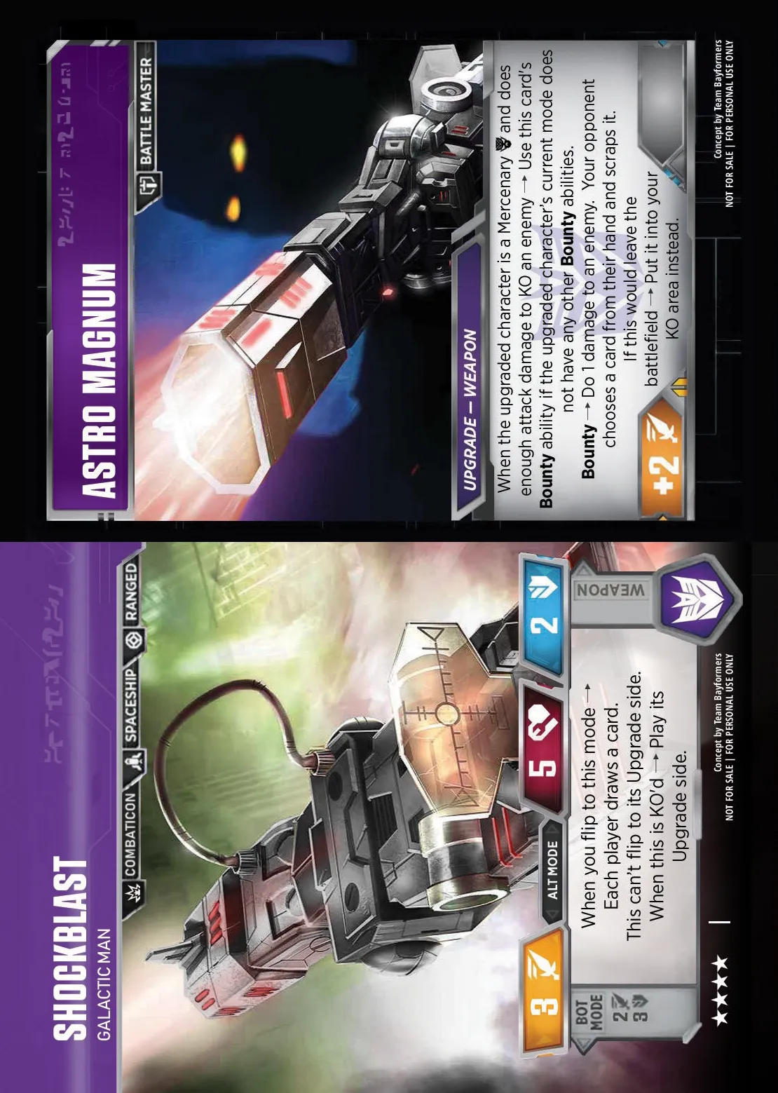 Shockblast // Galactic Man alt/weapon modes