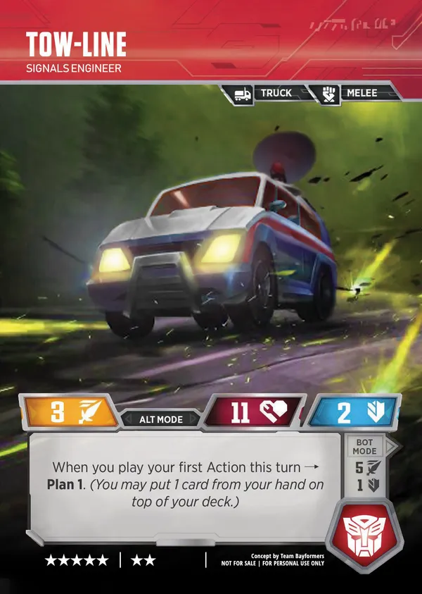 Tow-Line // Signals Engineer alt mode