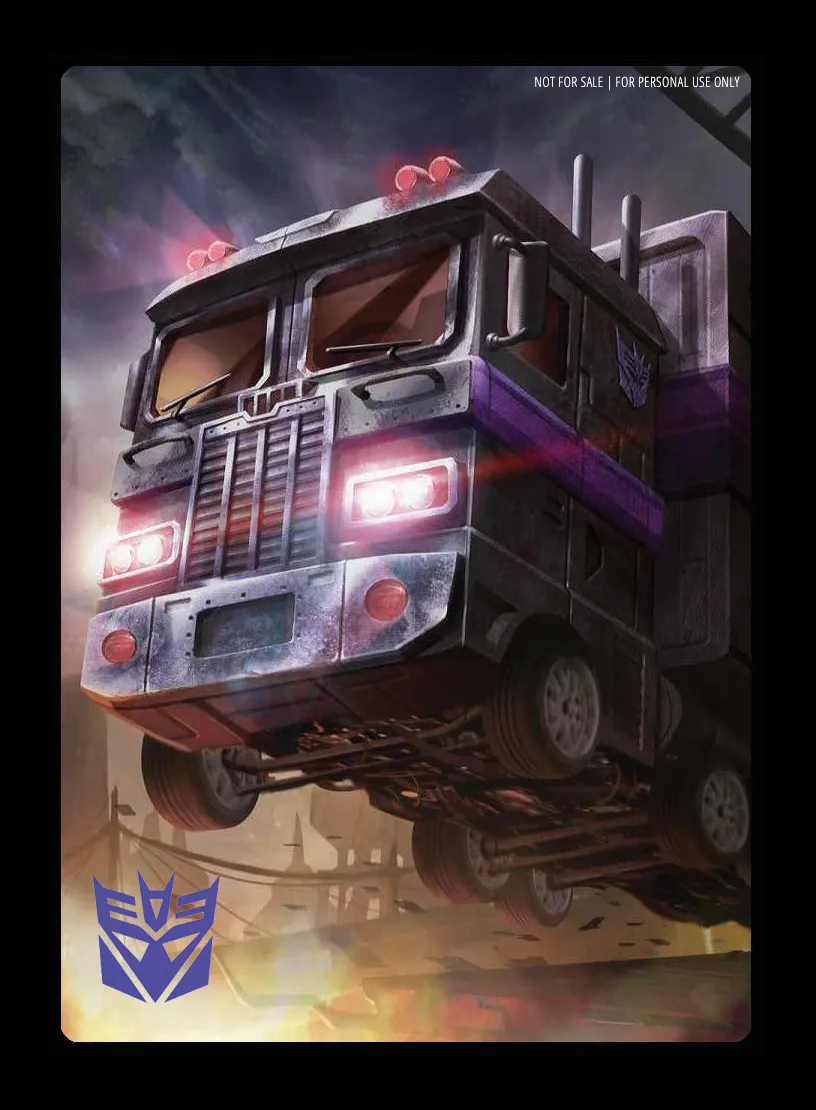 A Very Cross Examination // Nemesis Prime, Dark Clone card back