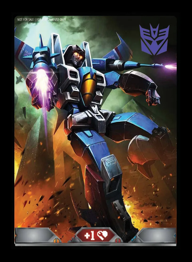 Barrel Rolling // Thundercracker, Mach Warrior card back