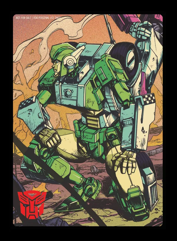 Heroic Perseverance // Autobots card back