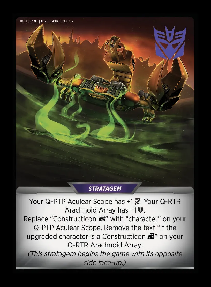 King of Pain // Scorpulator, Desert Rose card back