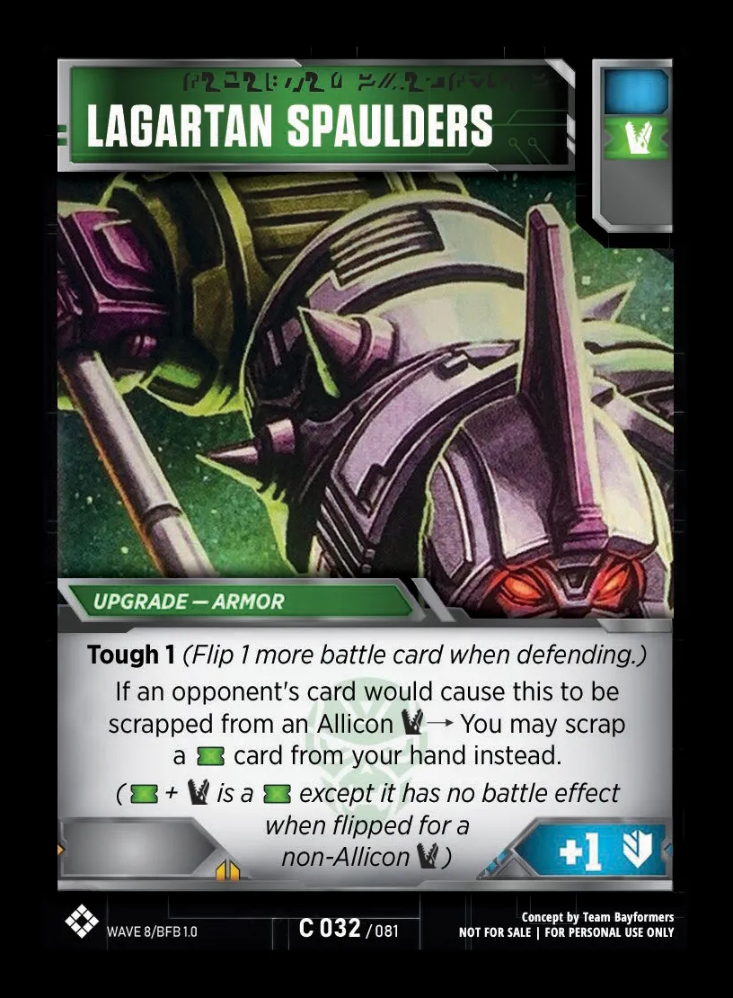 Lagartan Spaulders armor