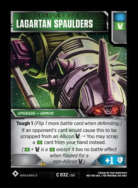 Lagartan Spaulders armor