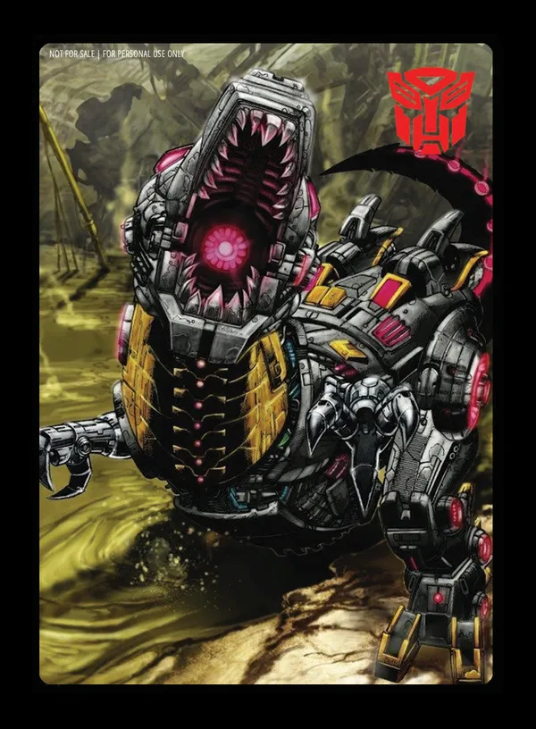 Me Grimlock Want to Munch Metal // Grimlock, Dinobot Leader card back