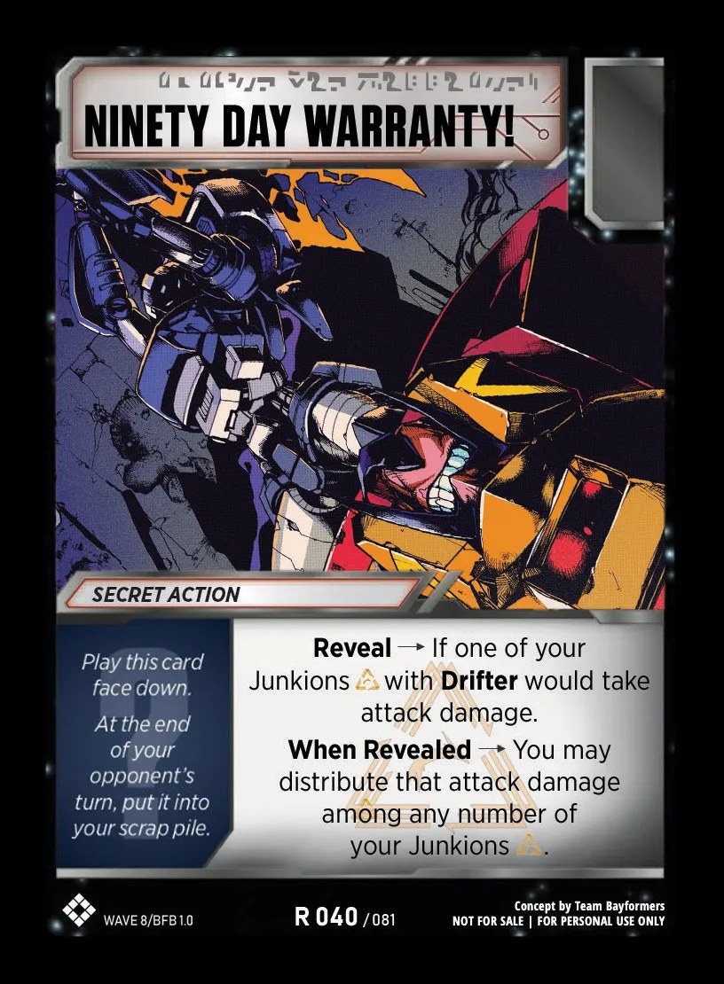 Ninety Day Warranty!
