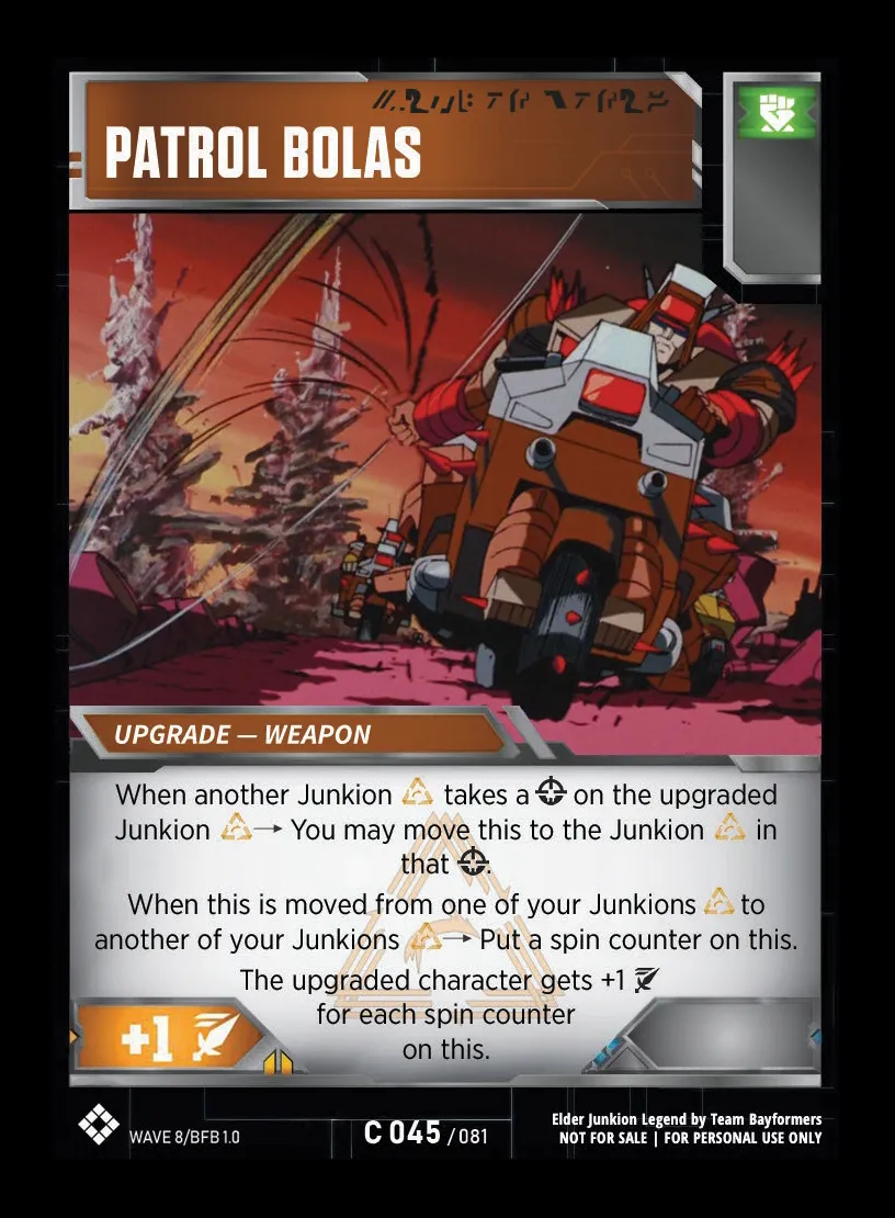 Patrol Bolas