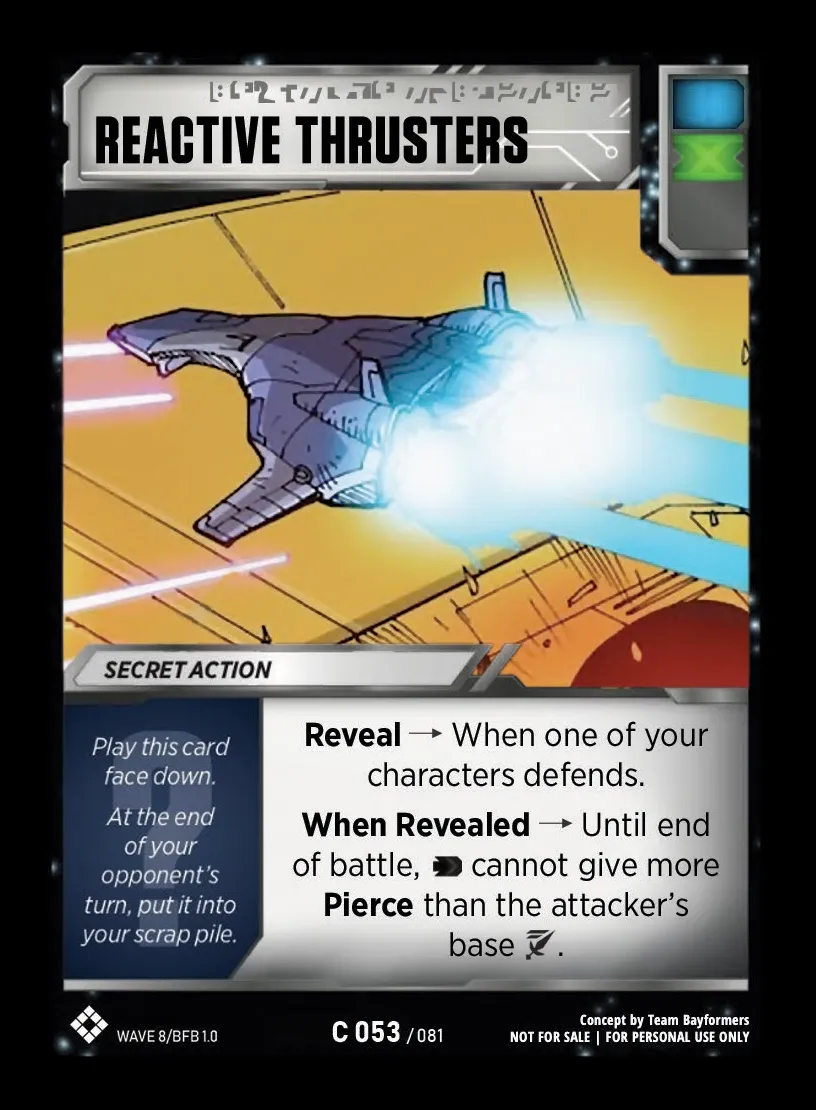Reactive Thrusters