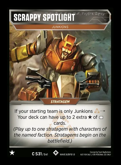 Scrappy Spotlight stratagem