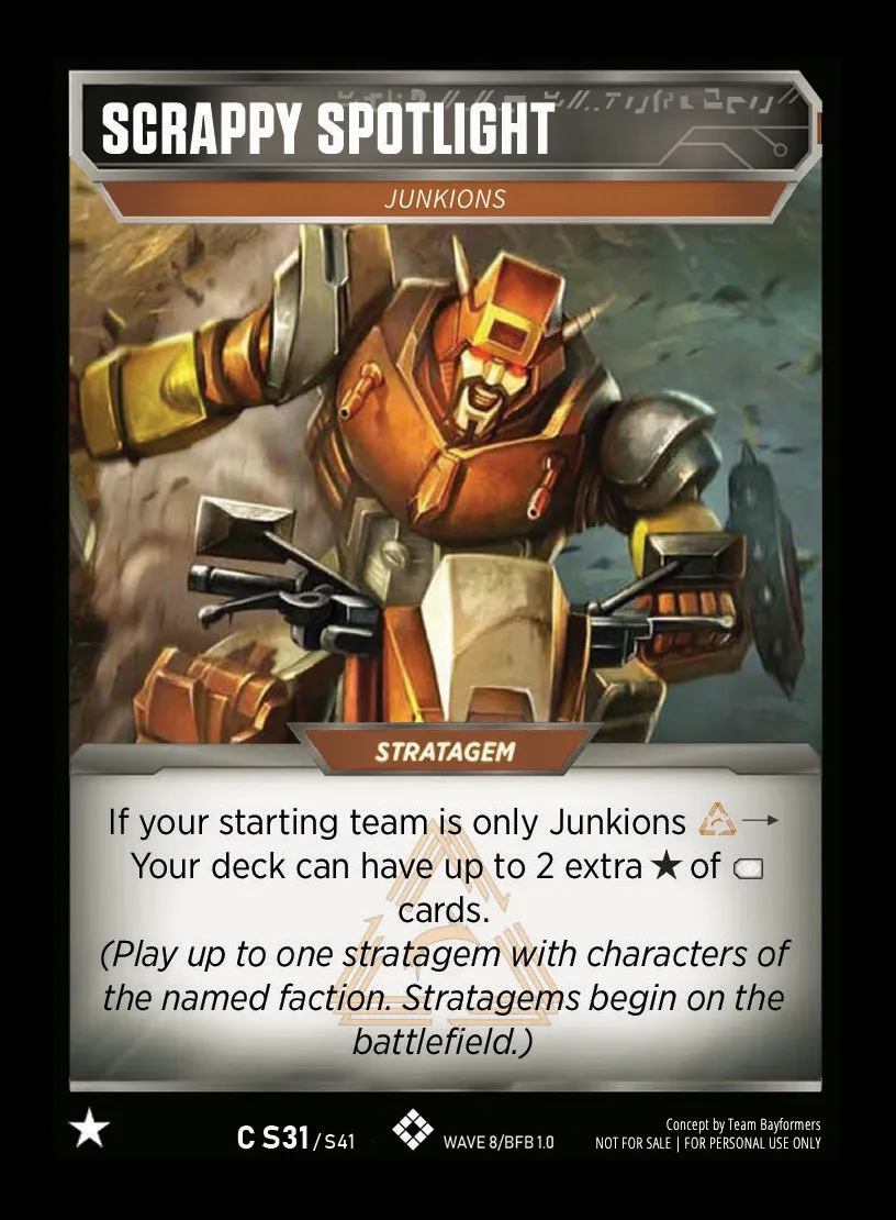 Scrappy Spotlight stratagem
