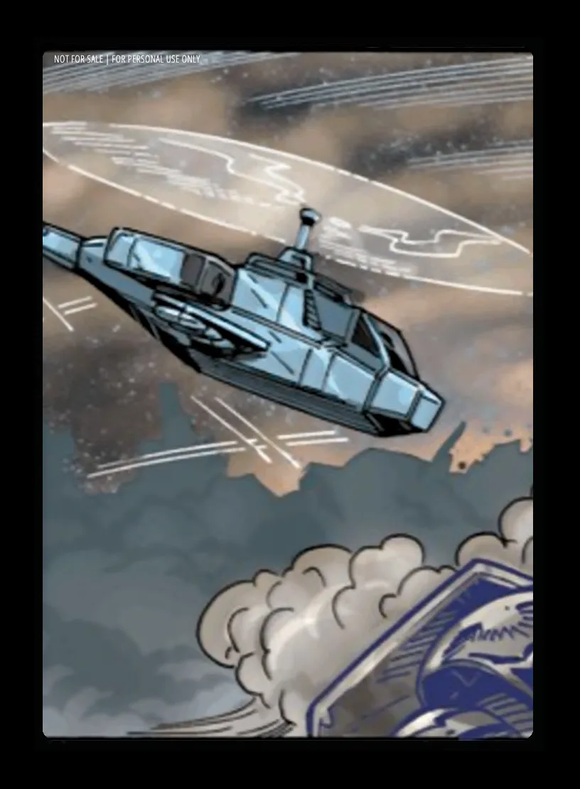 Spin to Deflect Stuff // Helicopters card back
