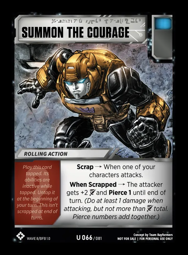 Summon the Courage
