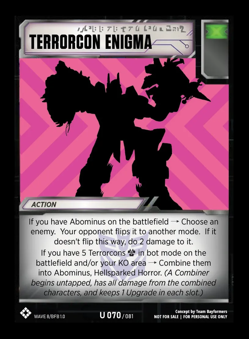 Terrorcon Enigma