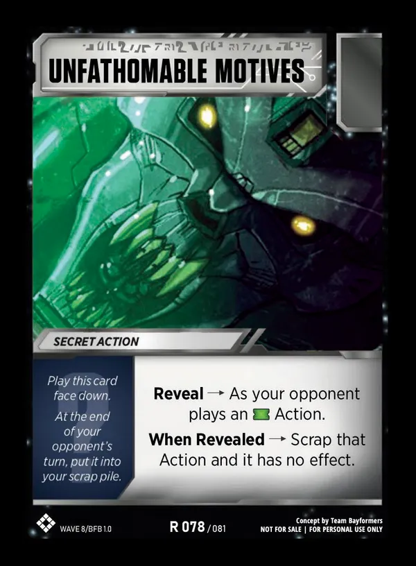 Unfathomable Motives