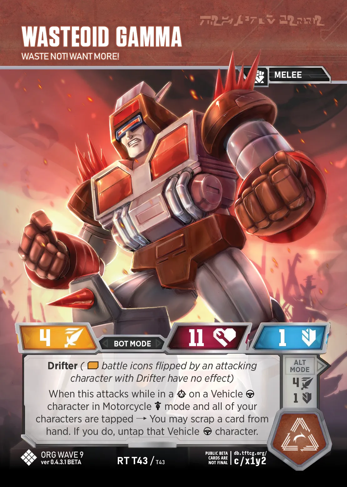 Wasteoid Gamma // Waste Not! Want More! bot mode