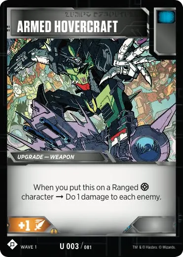 Wave 1 Armed Hovercraft