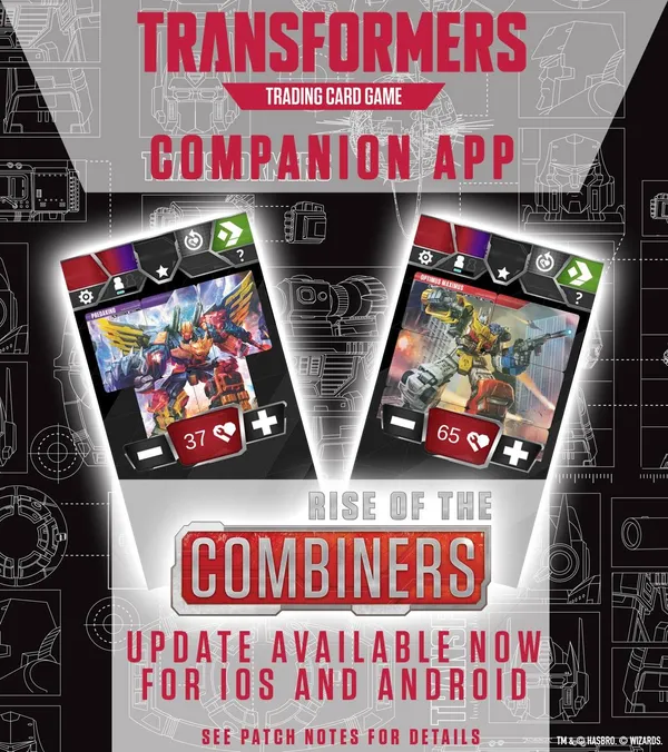 Transformers TCG Companion App Wave 2 update available now!