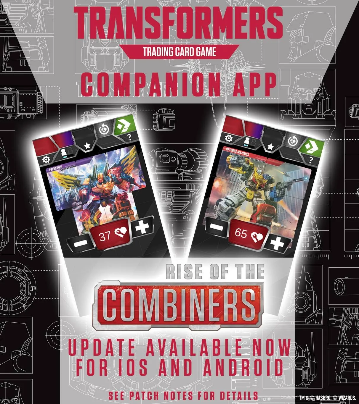 Transformers TCG Companion App Wave 2 update available now!