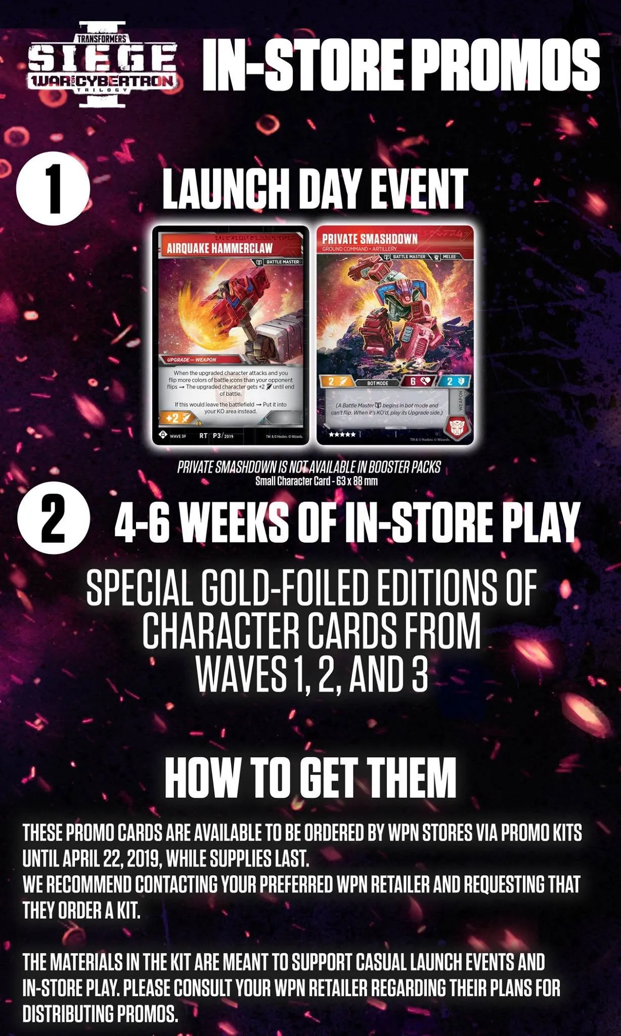 Wave 3 In-Store Promos