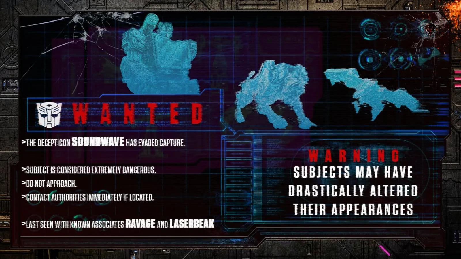 Wave 3 Wanted: Soundwave
