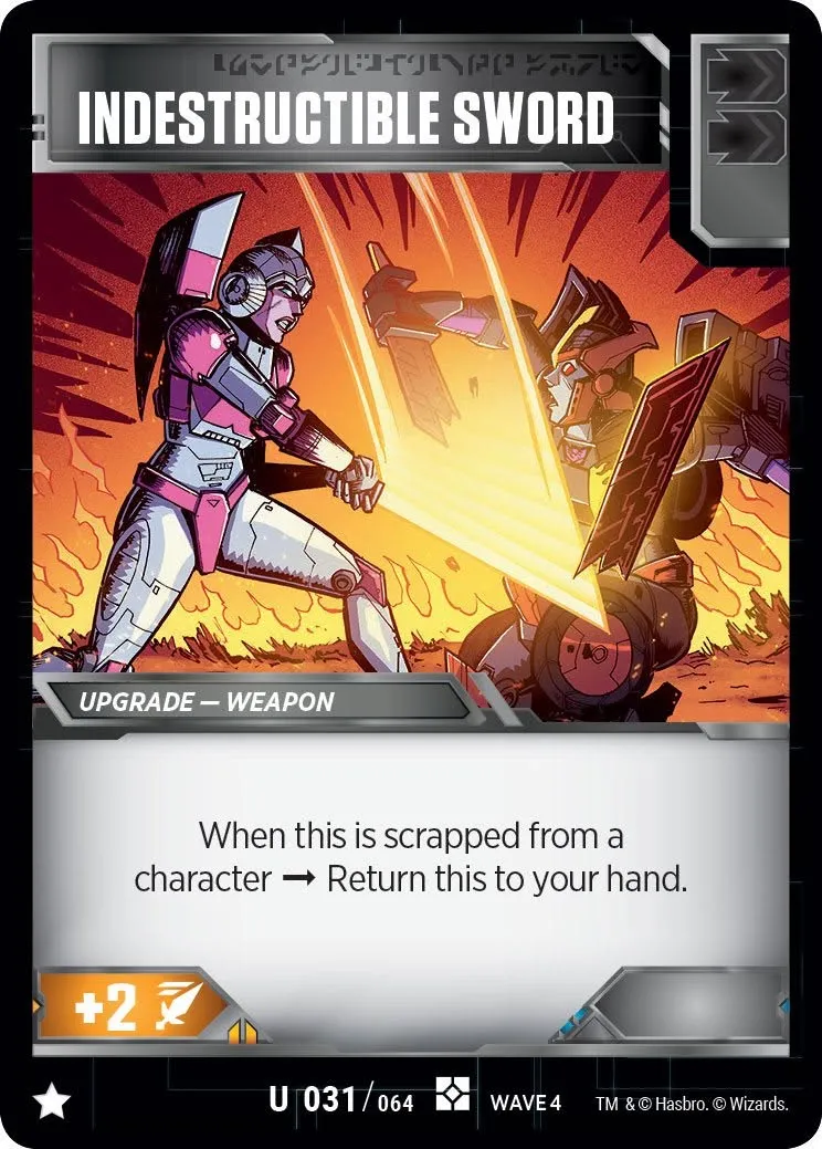Wave 4 Indestructible Sword