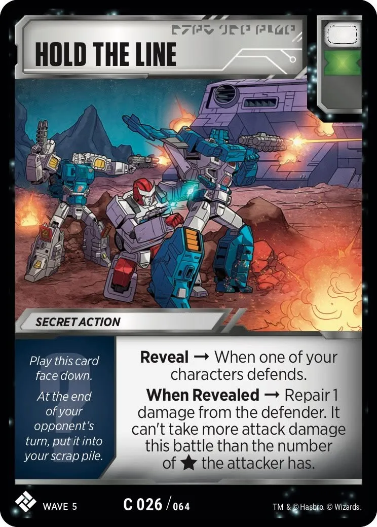 Wave 5 Hold the Line