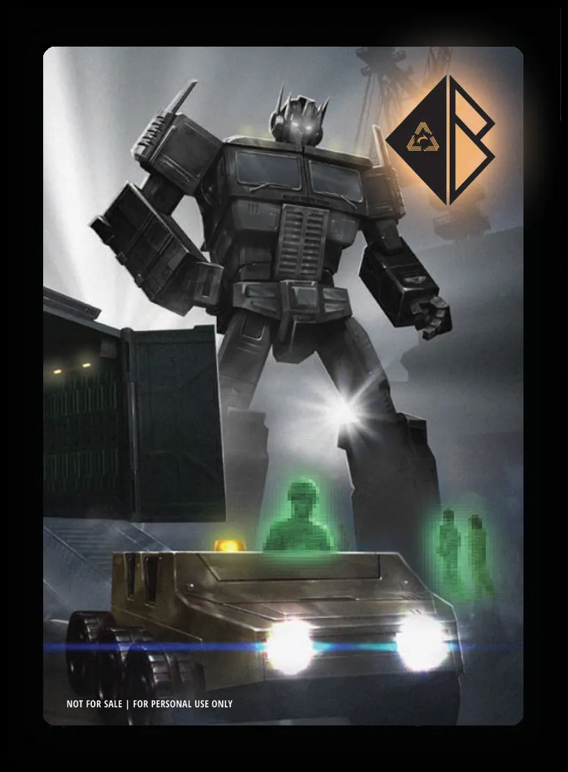 Autobot Roller // Scout Drone card back