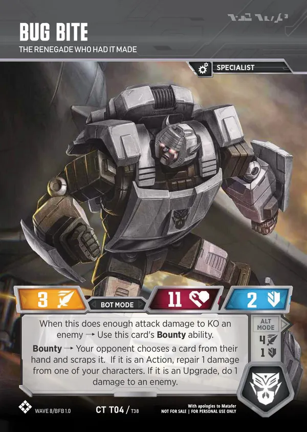 Bug Bite // The Renegade Who Had it Made bot mode