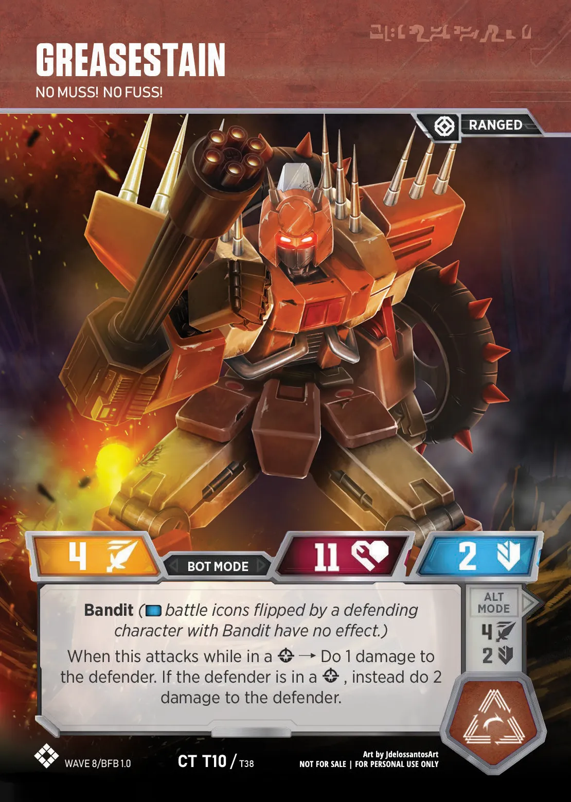 Greasestain // No Muss! No Fuss! bot mode