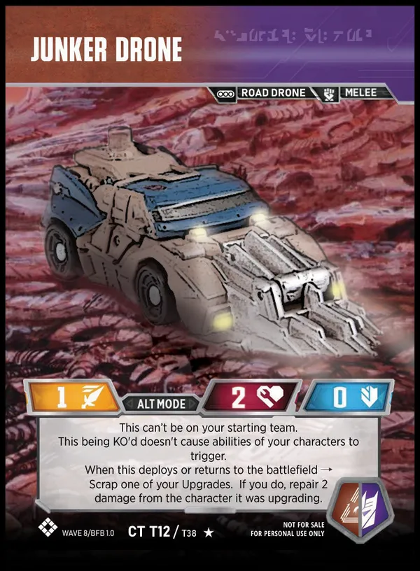Junker Drone alt mode