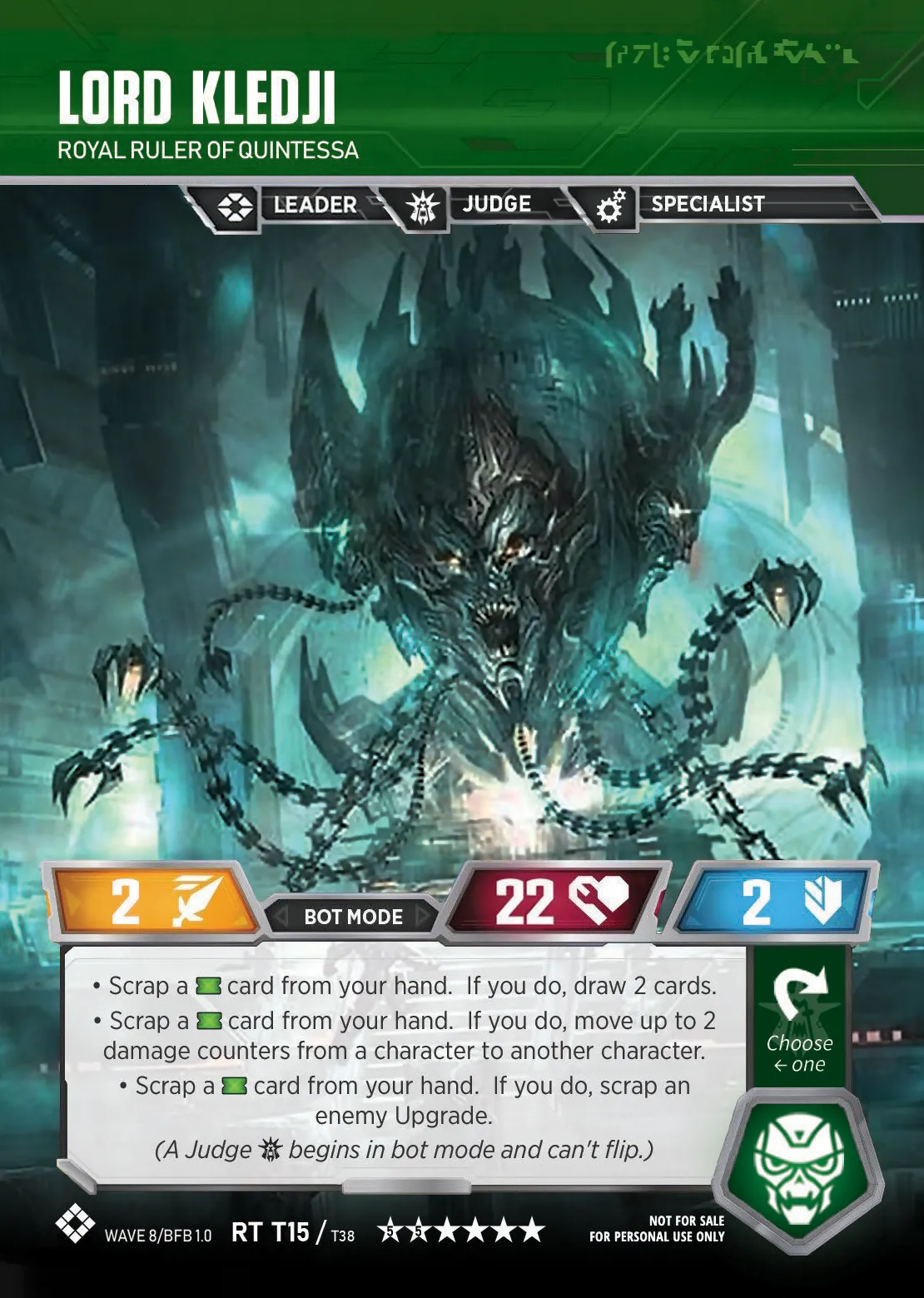 Lord Kledji // Royal Ruler of Quintessa bot mode