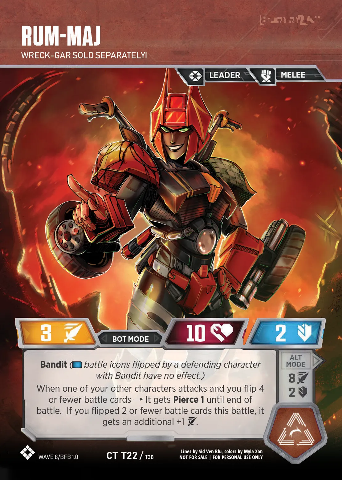 Rum-Maj // Wreck-Gar Sold Separately! bot mode