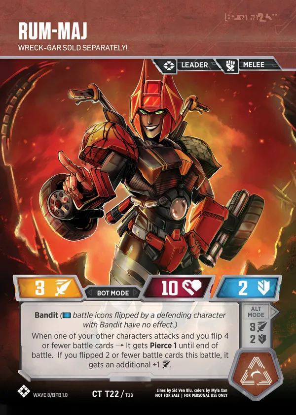Rum-Maj // Wreck-Gar Sold Separately! bot mode