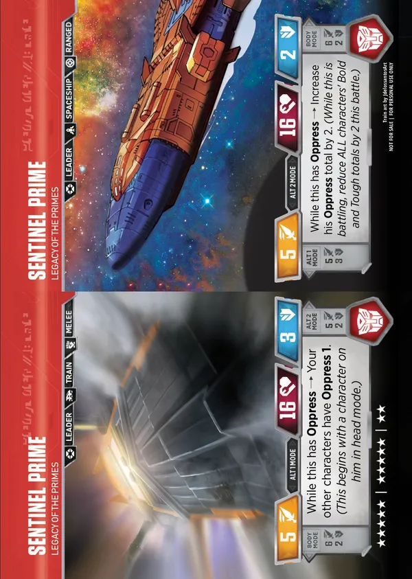 Sentinel Prime // Legacy of the Primes alt modes