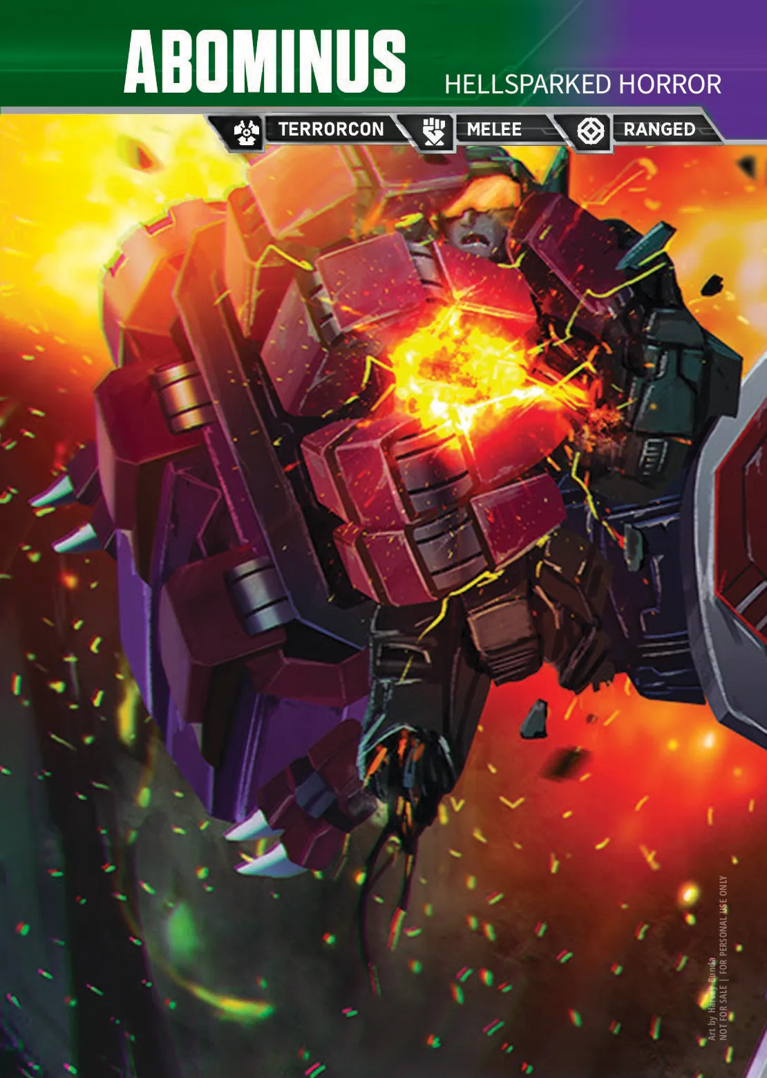 Terrorcon Blot // Rank and Vile Rank and File combiner mode