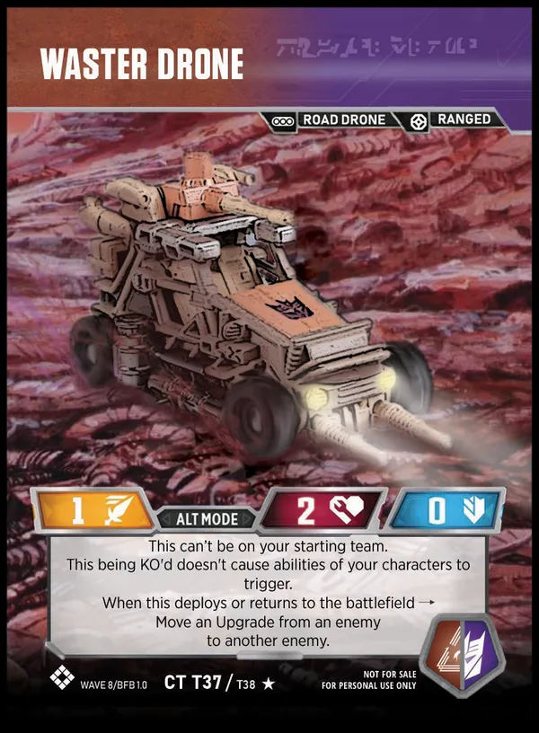 Waster Drone alt mode