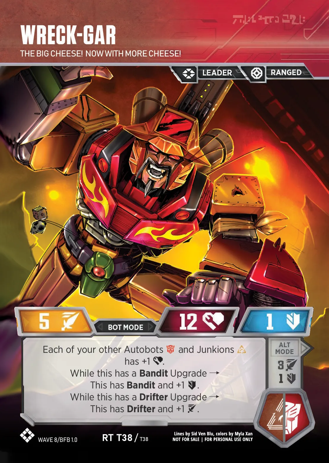 Wreck-Gar // The Big Cheese! Now With More Cheese! bot mode