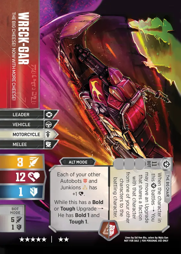 Wreck-Gar // The Big Cheese! Now With More Cheese! alt mode