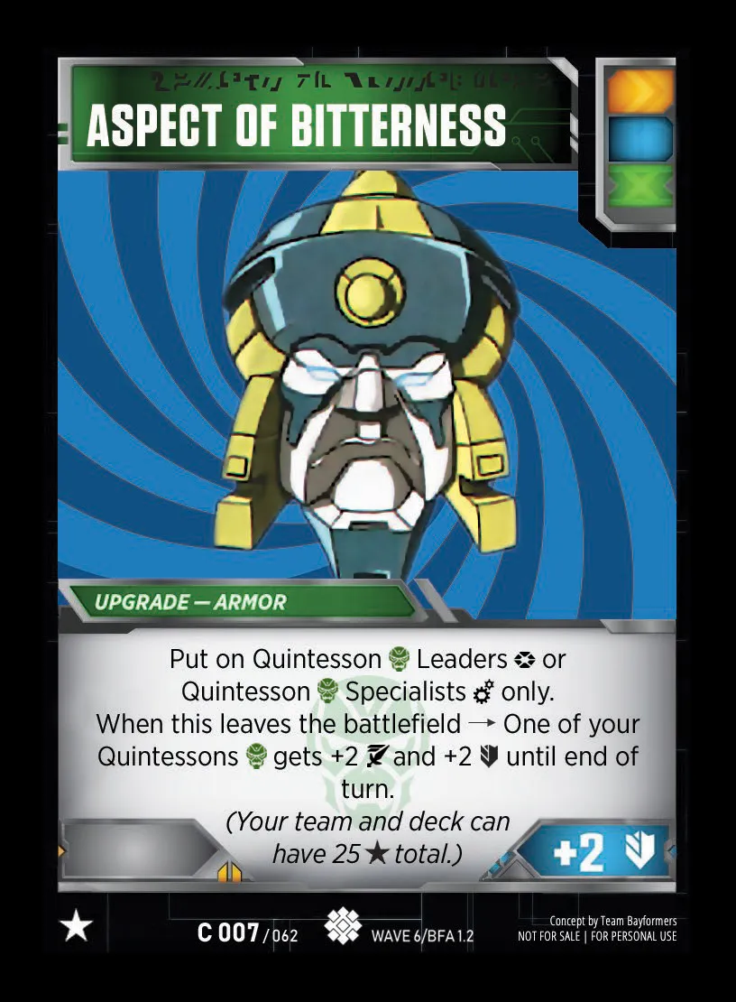 Aspect of Bitterness