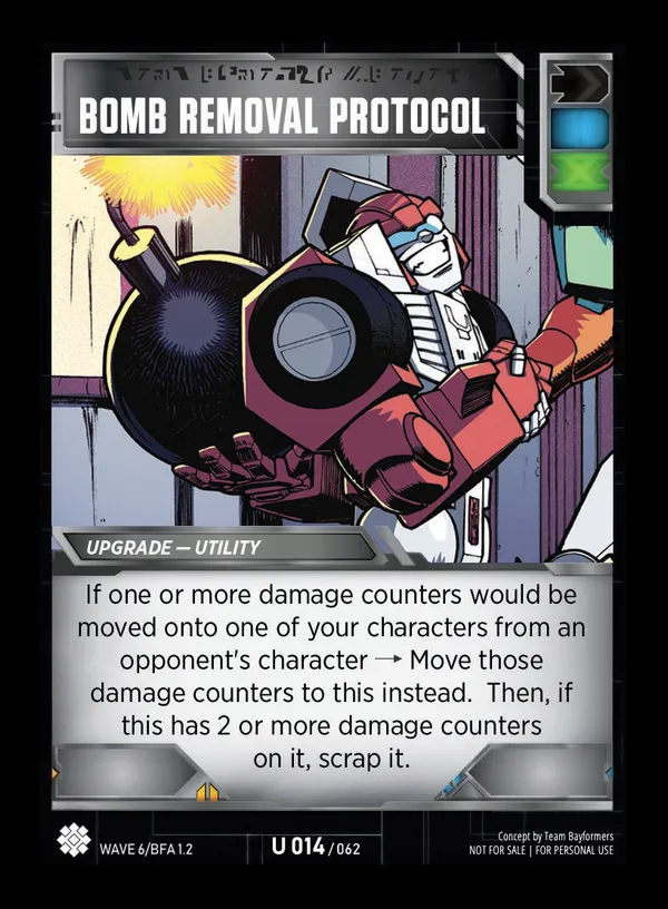 Bomb Removal Protocol
