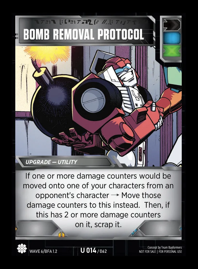Bomb Removal Protocol