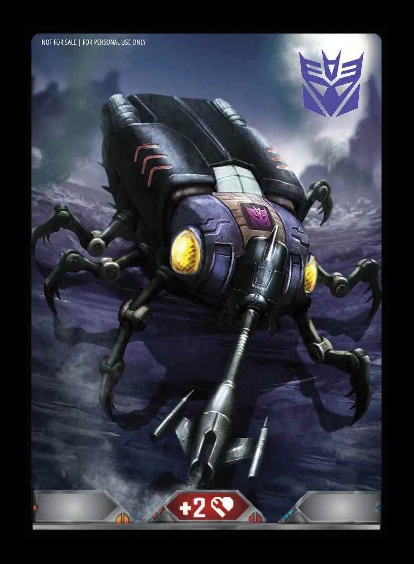 Cerebro-Shell Shock // Bombshell, Insecticon Mind-Controller card back