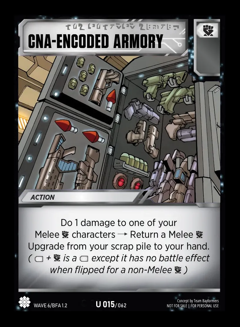 CNA-Encoded Armory
