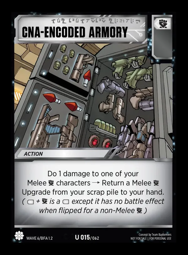CNA-Encoded Armory