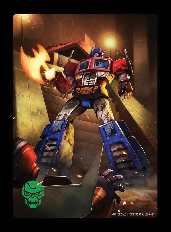 Dark Regeneration // Optimus Prime, Dark Awakening card back