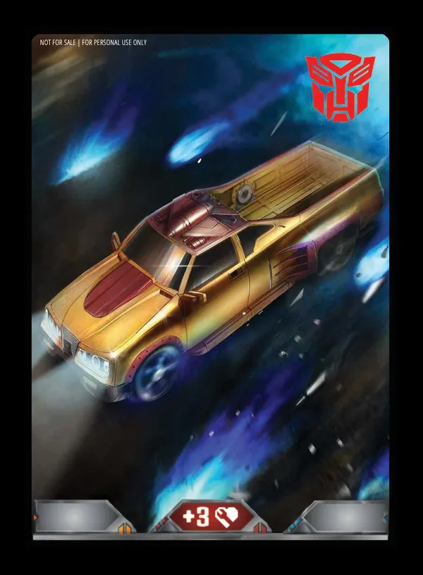 Energon Reclamation // Autobot Novastar, Search and Rescue card back