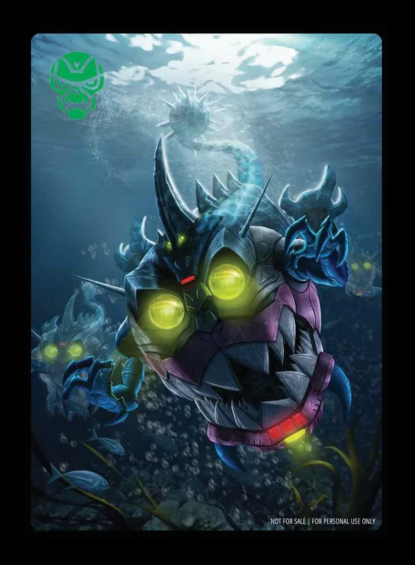 Indigestion // Sharkticon Gnaw, Gluttonous Gourmand card back