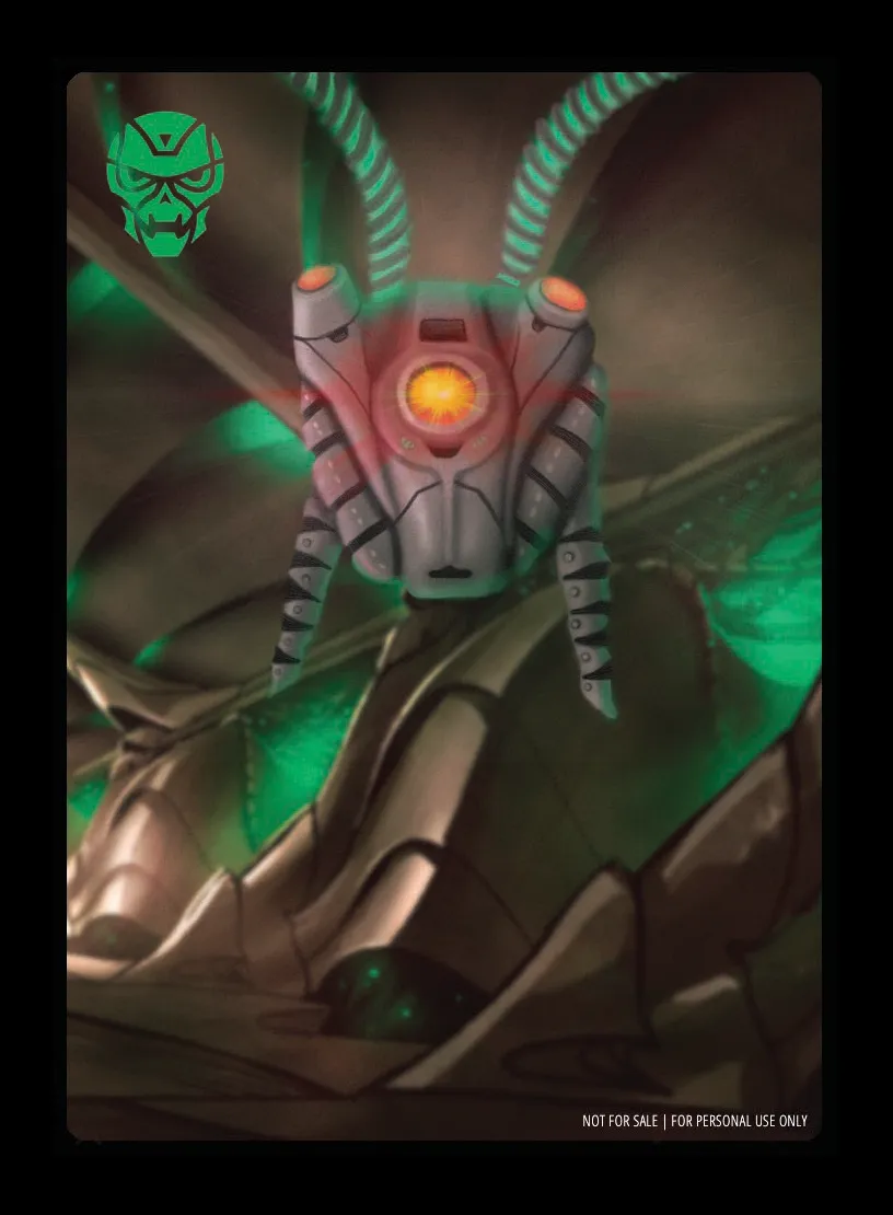 Kneel Before Us // Mind Control Helmet card back